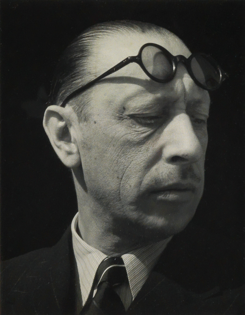 EDWARD WESTON (1886-1958) Portrait of Igor Stravinsky.